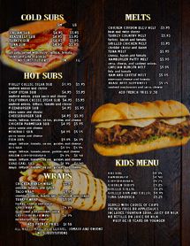 Rays dinner menu page 4